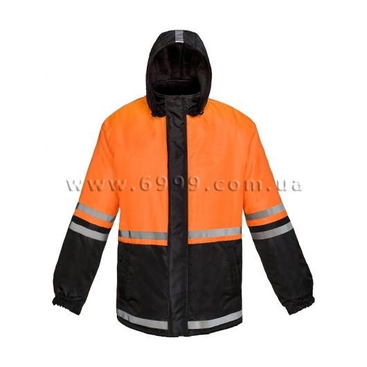 Куртка утеплена "Сигнал-1", помаранчевий+чорний