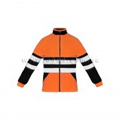 Куртка флісова "Оранж-Сервіс", помаранчевий+чорний
