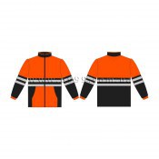 Куртка "Оранж-Сервис", оранж/черный+СО