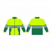 Куртка "Грин-Сервис", зеленый/лимонный+СО