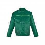 Куртка "Профи", тк."Дефенса", зеленая