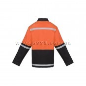 Куртка "Дорожник-1", оранжевый+черный
