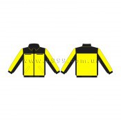 Куртка "Домино", желтый+черный