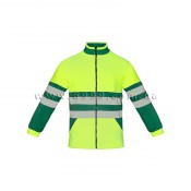 Куртка флісова "Грін-Сервіс", зелений+лимонний
