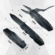 Мультитул 11:1 "3CR13", чорний