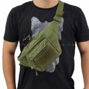 Сумка-бананка поясна, хакі