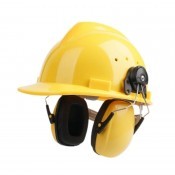 Навушники "HELMET" на каску, жовтий