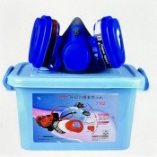 Напівмаска "Si" 7102, синій