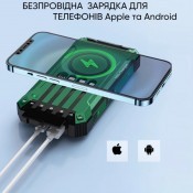 Повербанк з СП "61170", 20000mAh, 22.5W, зелений