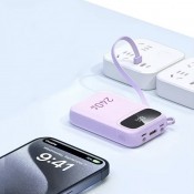 Повербанк-міні "Carat", 57000mAh, 240W, фіолетовий