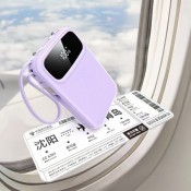 Повербанк-міні "Carat", 57000mAh, 240W, фіолетовий