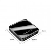 Повербанк-міні "Square", 20000mAh, 120W, чорний