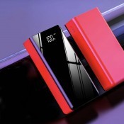 Повербанк "Red Meteorite-60", 60000 mAh, 480 W, чорний-червоний