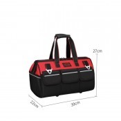 Сумка "61206" для інструменту, червоно+чорний