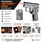 Запальничка-спінер «Пістолет»