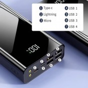 Повербанк "Black Meteorite-60", 60000mAh, 480W