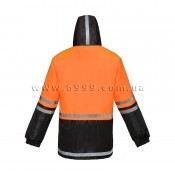 Куртка утеплена "Сигнал-1", помаранчевий+чорний