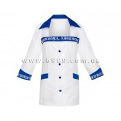 Куртка "Глорія" (ж), білий+синій